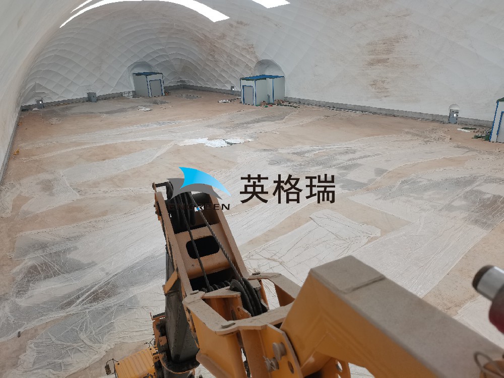 建筑人過(guò)冬救星！基坑氣膜一蓋，零下 10℃也能正常施工！