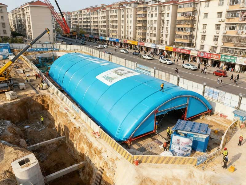 濟(jì)南軌道交通7號線項目現(xiàn)場